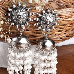 Teejh Rupangi Pearl Jhumki Earrings image 1
