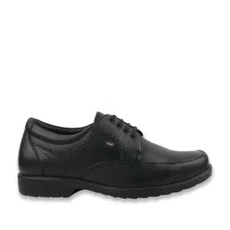 MediFeet Men's Black Derby Shoes-image-43