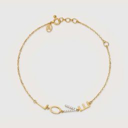 Mia by Tanishq Cupid Charm 14k Gold & Diamond Bracelet for Women-picture-27