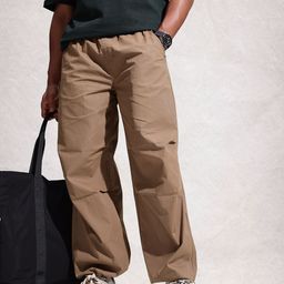WROGN Men Loose Fit Parachute Trousers-image-73