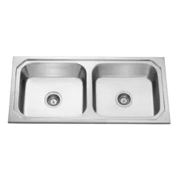 Jayna Signature Collection Apollo 39.5x18.5 inch Matt Finish Stainless Steel Double Bowl Kitchen Sink, DBF 01 (DX)-picture-43