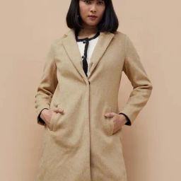 Code by Lifestyle Beige Regular Fit Jacket-picture-1