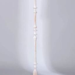 Freedom Tree Wooden Teak Wood White Floor Lamp-95