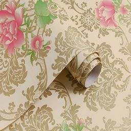 HOMEMATES Brown & Pink Printed Waterproof Wall Sticker-23