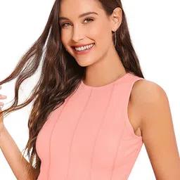 BAESD Peach-Coloured & apricot blush Crop Top-image-34