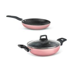 borosil ?Borosil ?Pink ?Aluminium Pot & Pan Sets image 2
