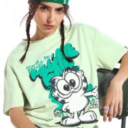 Bewakoof Green Printed T-shirt-picture-19