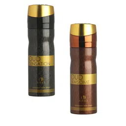 BIRRA Set Of 2 Oud Awsome & Oud Sensation Deodorant Body Spray - 200 ml Each-8