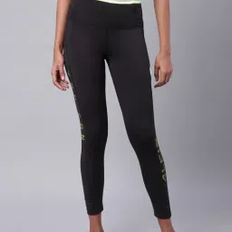 ALCIS Black Graphic Print Tights-image-25