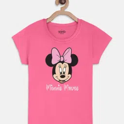 Mickey & Friends Printed Tshirt For Kids Girls-image-56