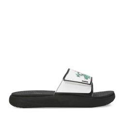 Puma Men's Softride Super White Slides-18