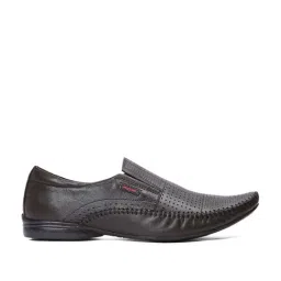 Red Chief Men's Brown Formal Slip-Ons-image-82