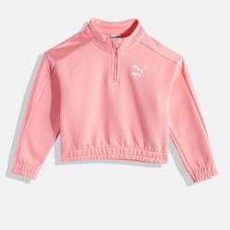 Puma Girls T7 Youth Quarter-Zip Sweatshirt-image-98