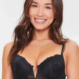 Forever 21 Black Non Wired Non Padded Full Coverage Bra-image-93