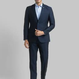 Park Avenue Blue  Super Slim Fit  Two Piece Suits-image-50