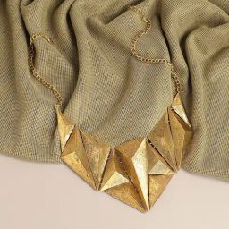 SOHI Gold Designer Party Necklace-image-46