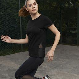 HRX by Hrithik Roshan Women Black Net Cotton T-shirt-28