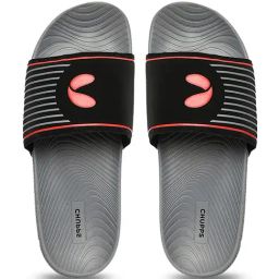 Chupps Men's Black Slides-22