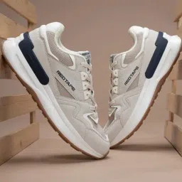 Red Tape Men's Retro Rush Beige Running Shoes-picture-49