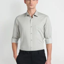 Arrow Brown Cotton Regular Fit Printed Shirt-picture-39