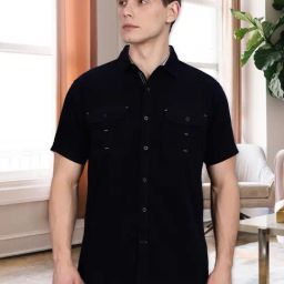 Kuons Avenue Black Slim Fit Shirt-image-9