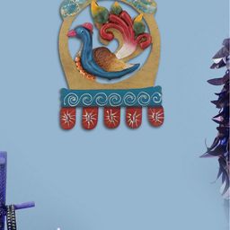 999Store Multi Coloured Hand Painted Wooden Key Holder-45