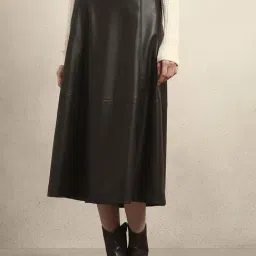 Vero Moda Brown Regular Fit Skirt-picture-5