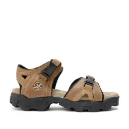 Woodland Men's Khaki Floaters-image-46