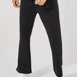 Styli Black Bootcut Trackpants-picture-46