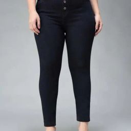 Miss Chase A+ Black Plain High-Rise Jeans-image-89