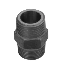 VS Steel Hex Nipple Heavy Die Head Thread Black Size - 8 mm (1/4 inch)-image-63