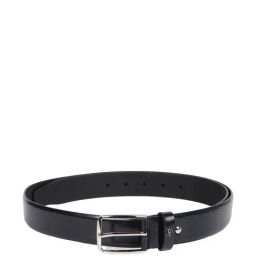 Van Heusen Navy Leather Waist Belt For Men-image-76
