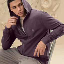 DAMENSCH Men Front-Open Hooded Sweatshirt-picture-3