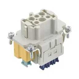 Harting Heavy Duty Connector Inserts / Modules HEAVY DUTY INSERT, RCPT, 6POS, 16A, 09330062778-11