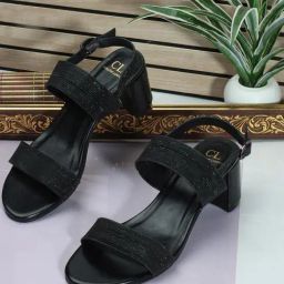 Carlton London Women's Black Back Strap Sandals-image-83