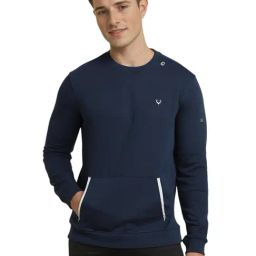 Allen Solly Navy Regular Fit Sweatshirt-picture-20