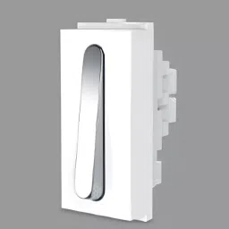 Cona Platinum 1 Way Line Switch 10 A White, 14201-7