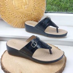 Carlton London Women's Navy Thong Wedges-image-51