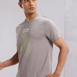 HRX by Hrithik Roshan Typography Printed Perforated Rapid-Dry Running T-shirt-image-3