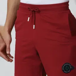 Van Heusen Red Regular Fit Shorts image 4