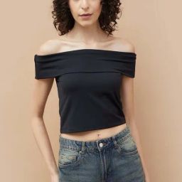 Ginger by Lifestyle Black Solid T-Shirt-picture-14