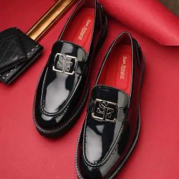 San Frissco Men's Black Casual Loafers-image-17