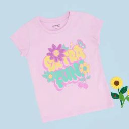 Pantaloons Junior Girls Lilac T-Shirt-image-57