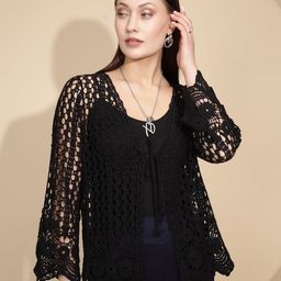 Global Republic Women Tie-Up Shrug-54