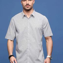 showoffff Showoff White Cotton Slim Fit Printed Shirt-picture-34