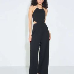 Honey By Pantaloons Jet Black Slim Fit Jumpsuit-picture-33