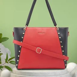 Caprese Faux leather Red Women Handbag-picture-35