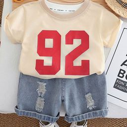 INCLUD Boys Printed Round Neck T-Shirt With Shorts-image-30