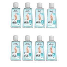 Mirah Belle Unisex Pack Of 8 Tea Tree Aloe Vera Hand Rub Sanitizer 400 ml-38