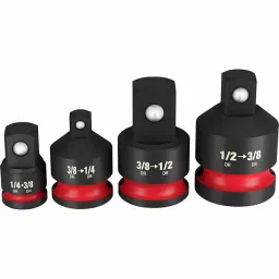 Milwaukee Impact Adapter Set Steel Black Phosphate, 61DN82-47